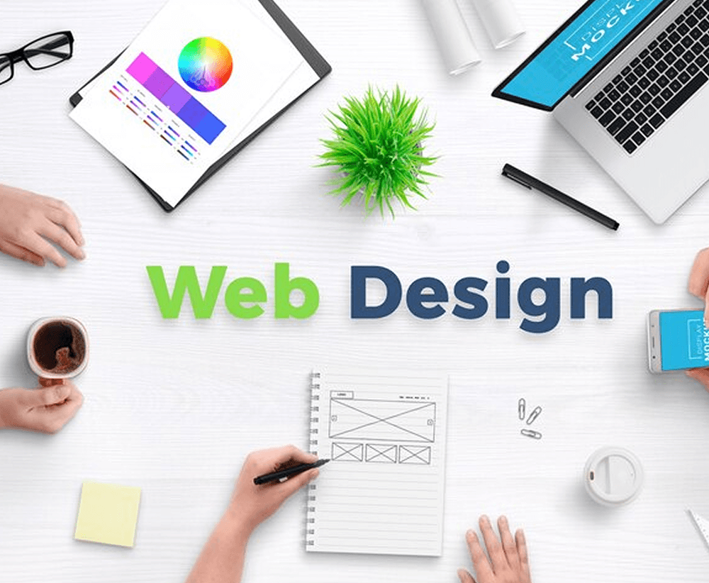 Color Web Studio custom website design portfolio - corporate website example